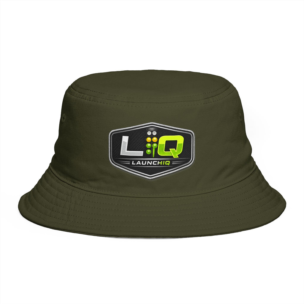 LaunchIQ Motorsports Logo Bucket Hat — Outdoor Sun Hat