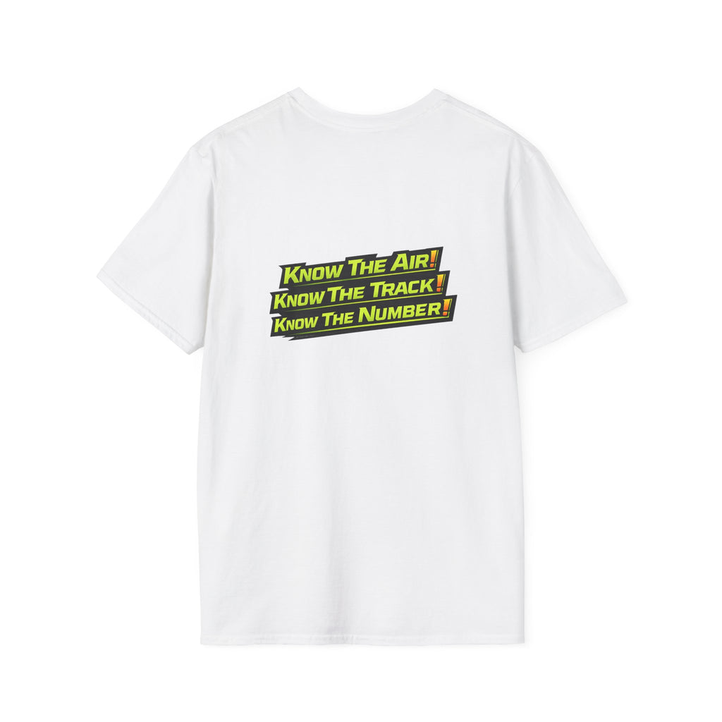 LaunchIQ Motorsports T-Shirt — Know The Air-Know The Track Know The Number