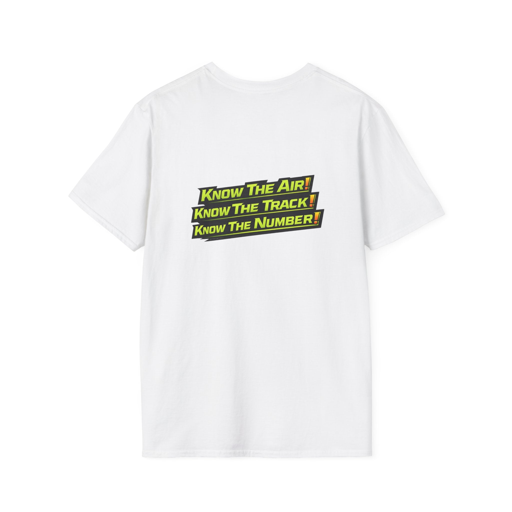 LaunchIQ Motorsports T-Shirt — Know The Air-Know The Track Know The Number