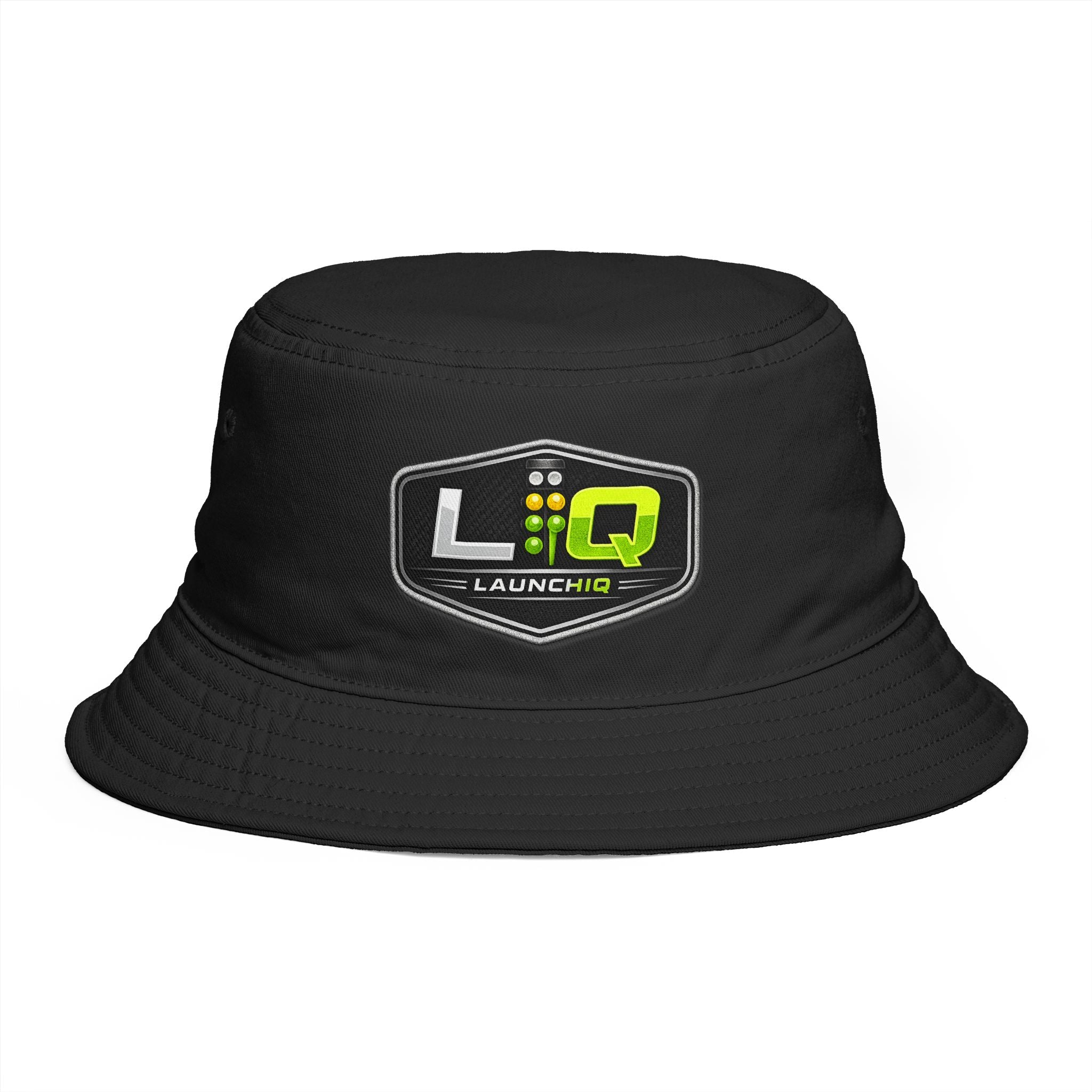LaunchIQ Motorsports Logo Bucket Hat — Outdoor Sun Hat