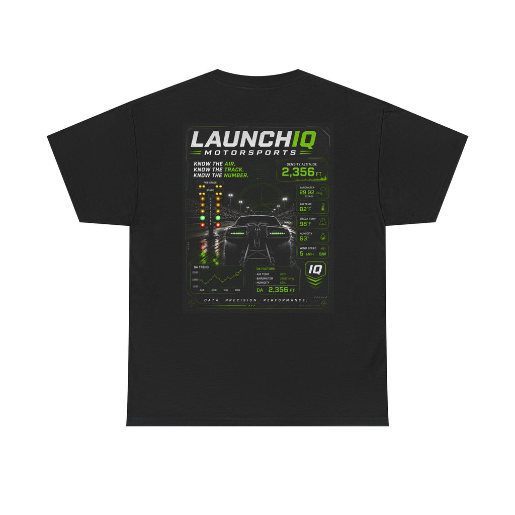 LaunchIQ Motorsports Tee — Drag Racing Performance Graphic T-Shirt